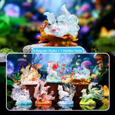 Resin Blind Box Figurine Dunhuang Flying Apsaras Ancient Chinese Style Fairy Ornament Desktop Decoration Doll Mystery Gift