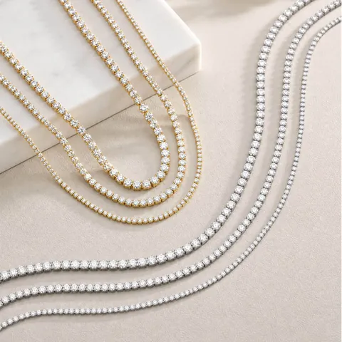Stainless Steel Zirconia Tennis Bracelet For Women Gold Silver Color Inlaid Round Stone Adjustable Fashion Jewelry
