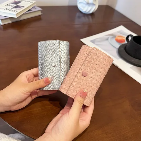 Women's Long Zip-Around Wallet Croc-Embossed PU Leather Large Capacity Clutch Purse Phone Pocket Retro Style