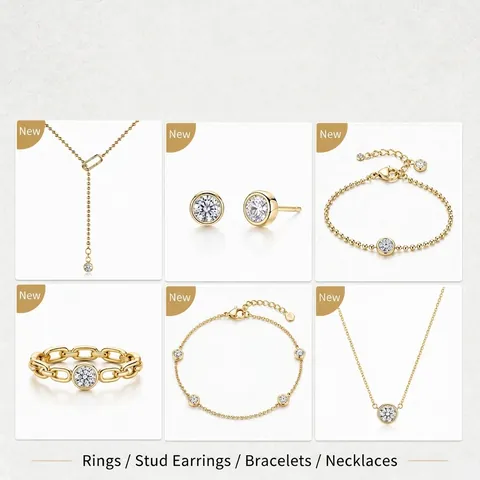925 Sterlingsilber Moissanit Anhänger Halskette Für Damen 18K Vergoldet Perlenkette Y-Form Geometrischer Lariat Schmuck