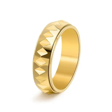 Luminous Football Ring Stainless Steel Honeycomb Hexagon Pattern Glow In The Dark Sporty Fashion Band Ring For Men Jewelry