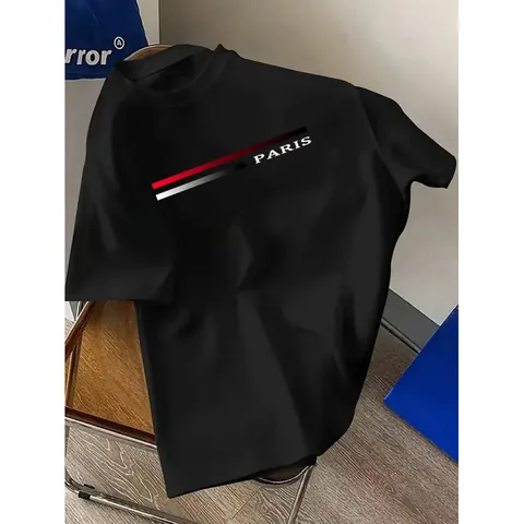 Men Unisex Pure Cotton Short Sleeve T-Shirt Summer Casual Letter Printed Top Fashion Gothic Los Angeles Streetwear Tee