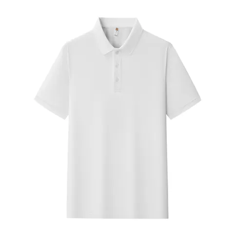 Men Business Casual Polo Shirt Cotton Blend Printed Short Sleeve Lapel Top Summer Plus Size Sporty Comfortable Breathable Top