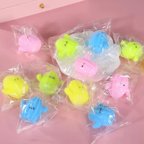Cute Cactus Squishy Toy Soft TPR Slow Rebound Stress Relief Squeeze Toy For Kids And Adults Fun Desk Decor Gift