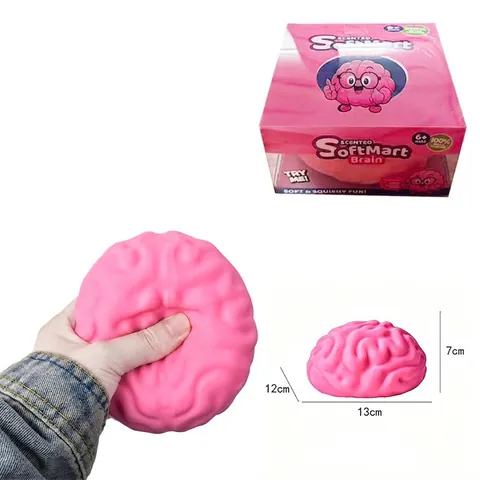Γιγαντιαίο Παιχνίδι Squishy Προσομοίωσης Εγκεφάλου Ρεαλιστικό Ροζ Αργή Επαναφορά Ανακούφιση από το Στρες Παιχνίδι για Ενήλικες Δώρο