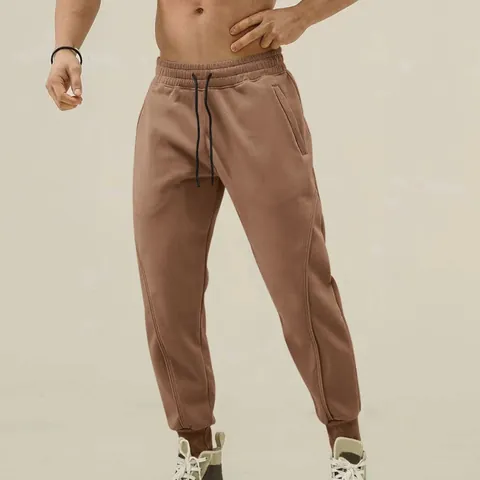 Men's American Style Sport Jogger Pants Spring Autumn Casual Sweatpants Loose Fit Tapered Cuffs Running Gym Trousers Bottom
