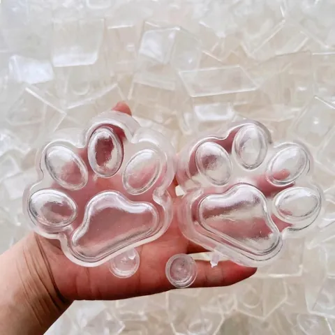 DIY Kattenpoot Transparant TPR Squishy Speelgoed Lege Omhulsel Voor Stressverlichting Handgemaakt Sensorisch Speelgoed Voor Kinderen Volwassenen