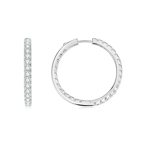 Europäisch Amerikanisch Mode 14K Gold Gevulde Pavé Zirkonia Creolen Für Damen Luxus Personalisierter Pendler Schmuck