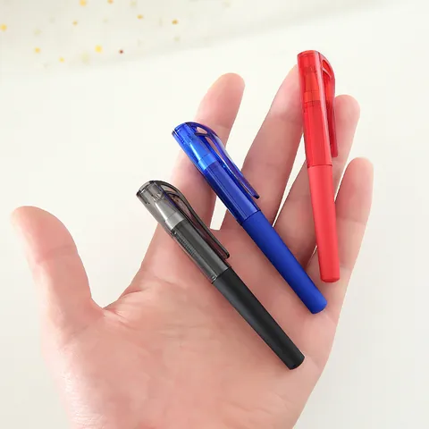 Creative Portable Mini Pocket Gel Pen Frosted Plastic Fine Tip Smooth Writing Office School Stationery For Students Kids
