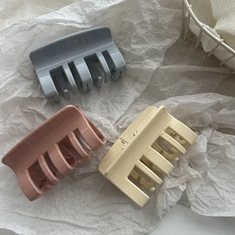 Koreaanse Stijl PC Haarklem Voor Vrouwen Hoogglans Mat Groot Rechthoekig Antislip Haarklemmen Voor Dik Haar Styling Accessoires