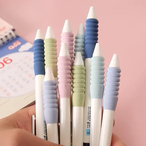 Retractable Cloud Grip Gel Pens Set Soft Ergonomic Handle Quick Dry Ink Neutral Pens For Students Office Writing Supplies