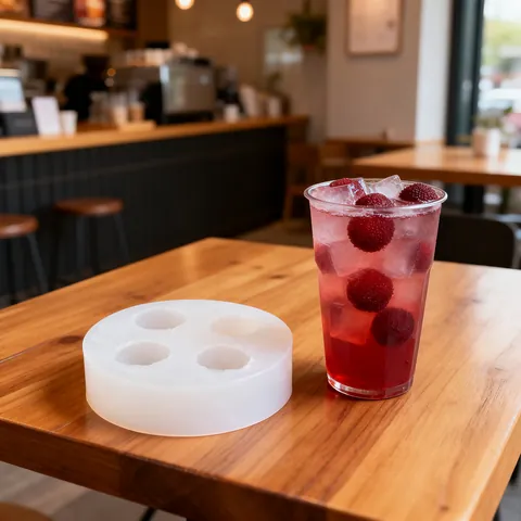 3D Bayberry Ball Silicone Mold Fruit Textured Sphere Shape For Ice Cube Jelly Chocolate Maker Home Kitchen Baking Tool