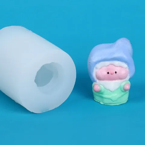 3D Gnome Spirit Silicone Mold For Candle Making DIY Resin Casting Soap Mousse Cake Baking Tool Home Decor Handmade Craft Mold