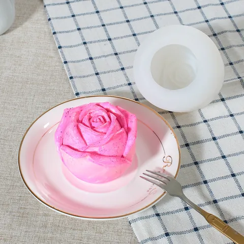 DIY Silicone Mold For Flower Bouquet Chocolate Fondant Cake Decoration Scented Candle Aroma Stone Soap Making Flower Relief Indian Girl Pattern Crafting Mold