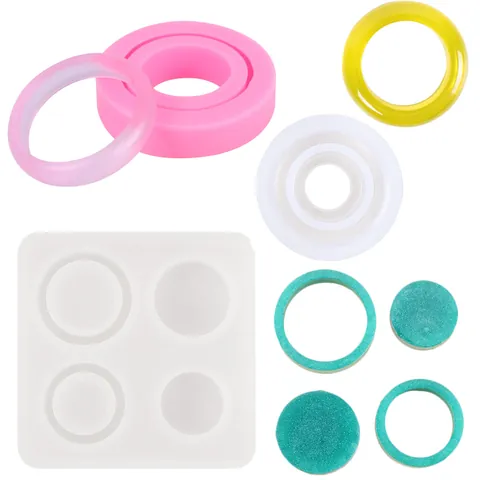 Silicone Mold For DIY Jewelry Ring Bracelet Earring Storage Box Making Resin Casting Tools Home Craft Jewelry Organizer Mold