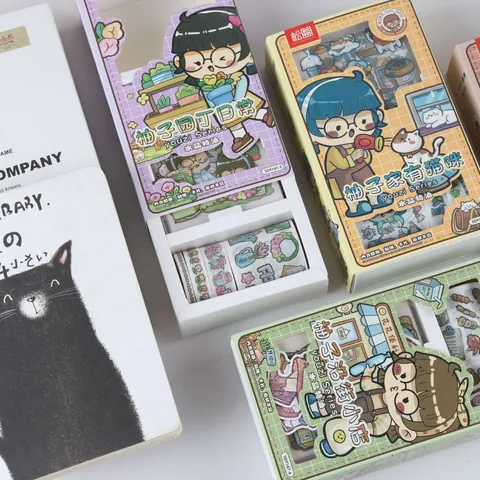 Cartoon Washi Tape Sticker Gift Collection DIY Scrapbooking Journal Decorative Materials For Students Notebook Photo Album