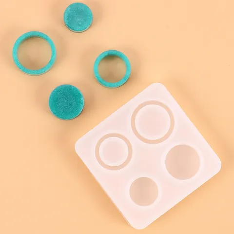 Silicone Mold For DIY Jewelry Ring Bracelet Earring Storage Box Making Resin Casting Tools Home Craft Jewelry Organizer Mold