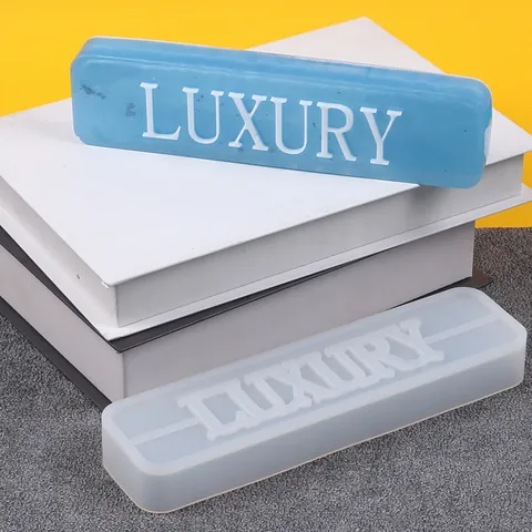 DIY Silicone Pet Tag Molds Bone Shape Letter Print Resin Casting Molds For Keychain Ornaments Dog House Love Luxury Patterns