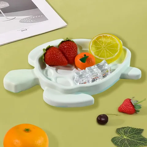 Irregular Turtle Shape Tray Silicone Mold For Resin Casting DIY Jewelry Storage Plate Plaster Mold Modern Home Decor Craft Tool