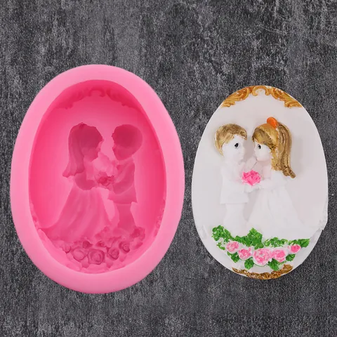 DIY Silicone Mold Sunflower Mermaid Flower Fairy Angel Shapes For Fondant Cake Aromatherapy Gypsum Soap Candle Decorative Molds