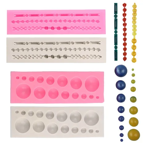 Liquid Silicone Fondant Cake Border Mold DIY Rope Braid Texture Chocolate Relief Embossed Lace Decorating Baking Tool