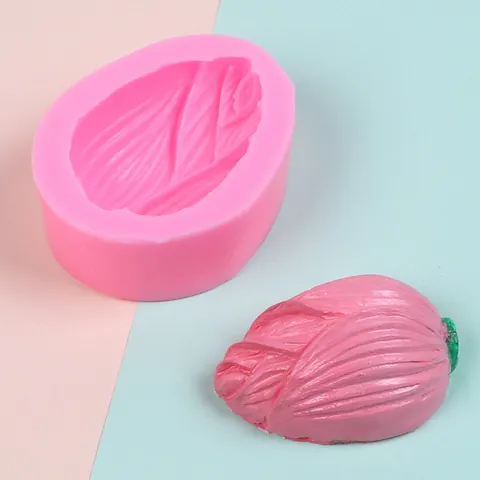 3D Flower Bud Silicone Mold For Cake Decoration Chocolate Mousse Fondant Handmade Soap Candle Making DIY Baking Tool