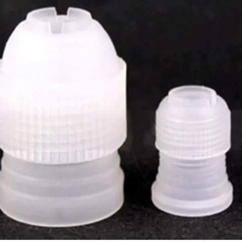 Plastic Piping Tip Coupler For Cake Decoration Translucent Icing Bag Adapter Baking Tools Accessories For Home Kitchen Bakery