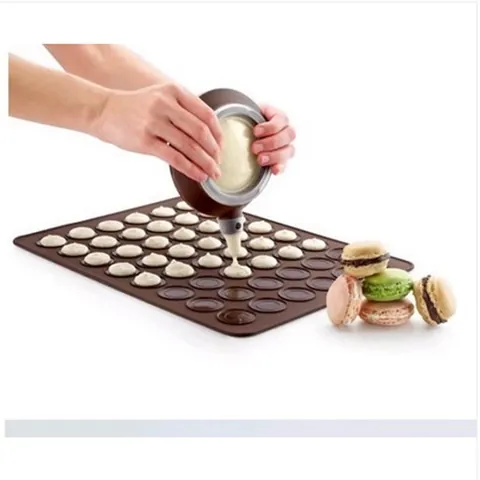 Grande Tappetino da Forno in Silicone per Macaron Antiaderente Teglia Rettangolare Modello da Forno Strumenti da Cucina