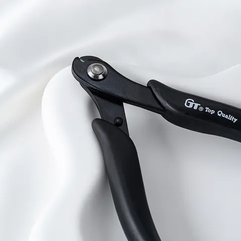 GT Professional Jewelry Pliers Stainless Steel Wire Cutter DIY Hand Tool With Black Ergonomic Non-Slip Handle For Beading