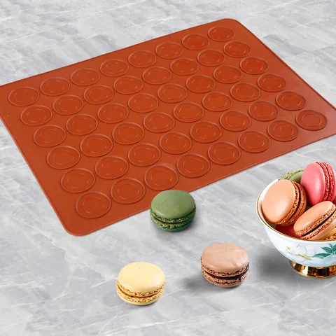 Grande Tappetino da Forno in Silicone per Macaron Antiaderente Teglia Rettangolare Modello da Forno Strumenti da Cucina