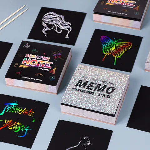 Regenbogen Kratzkunstpapier Für Kinder DIY Zeichnen Schreibwaren Buntes Zeichenblock Mit Bambusstift Werkzeuge Pädagogisches Kunstset Für Studenten Kreatives Geburtstagsgeschenk