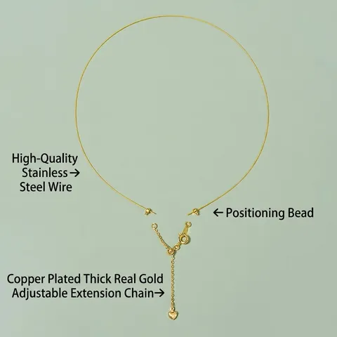 Kit de Fabrication de Bijoux Rempli d'Or 14K Ensemble de Matériel DIY pour Collier de Perles Bracelet Accessoires Fil d'Acier Chaîne d'Extension Pinces