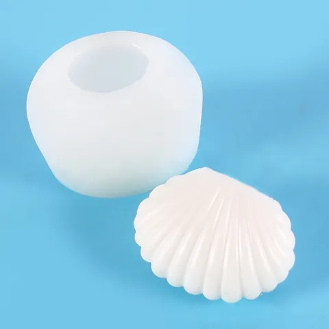 Shell Shaped Silicone Mold For DIY Aromatherapy Candle Resin Casting Decorative Desktop Ornament Handmade Sea Shell Mold