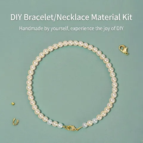 14K Gold Filled DIY Jewelry Making Kit With Lobster Clasp Crimp Beads Wire Protectors And Beading Steel Wire For Necklace Bracelet Handmade Accessories