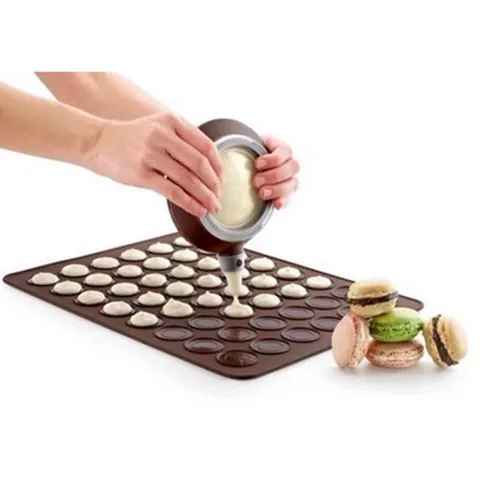 Antiaanbaklaag Siliconen Macaron Bakmat Hittebestendig Herbruikbaar Bakpapier Voor Oven Bakgerei Keukengereedschap