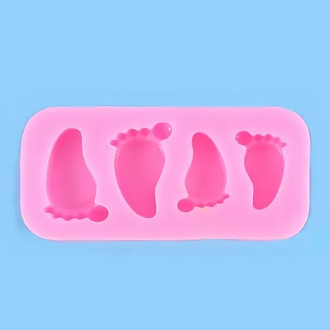Moule en Silicone pour Fête de Naissance Empreinte Cheval Biberon Fondant Gâteau Outils de Décoration DIY Chocolat Savon Résine Argile