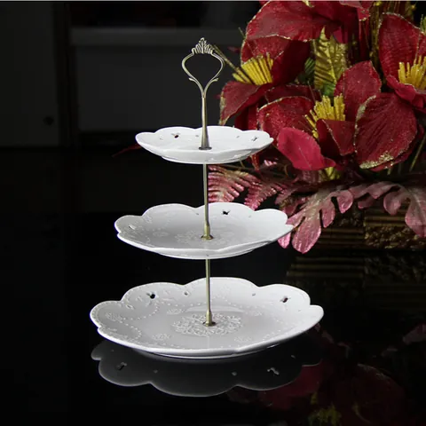 Krone Mehrstöckiger Tortenständer Griff Stange Hardware Set Metall Obstteller Ständer Halterung Nur Ständer Ohne Teller Gold Silber Legierung Cupcake Ständer Zubehör
