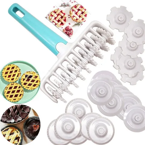Stainless Steel Pizza Cutter Pastry Roller Wheel Dough Cutting Tool For Baking Multifunctional Homemade Rolling Cutter For Kitchen Bakery Tools