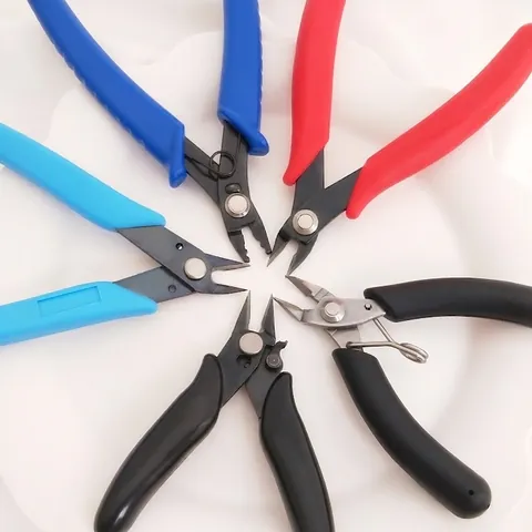 DIY Jewelry Pliers Mini Manual Tools For Beading Wire Wrapping Metal Diagonal Pliers Needle Nose Pliers Handcrafted Jewelry Making Tools