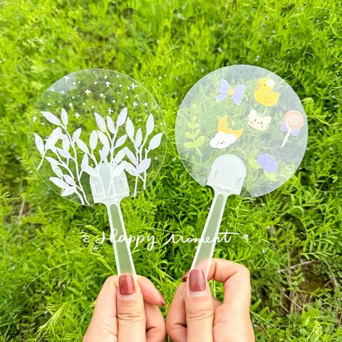 DIY Χειροποίητη Μίνι Διαφανής Βεντάλια Για Παιδιά Ζωγραφική Βεντάλιες Guka Δημιουργική Κενή Πλαστική Βεντάλια Δώρο Για Πάρτι Σχολείο Χειροτεχνία