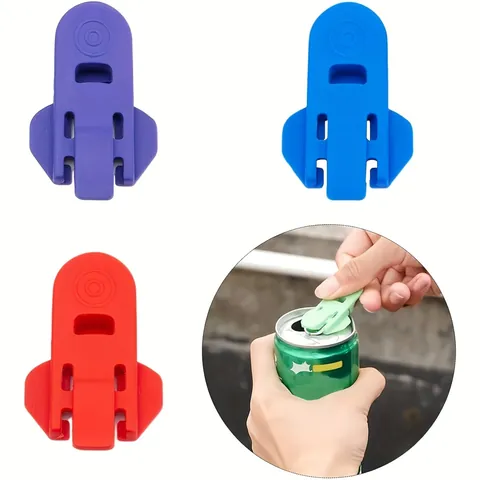 Apriscatole Manuale Creativo in Plastica per Lattine di Soda Sigillatore Antipolvere per Birra e Cola Utensile da Cucina