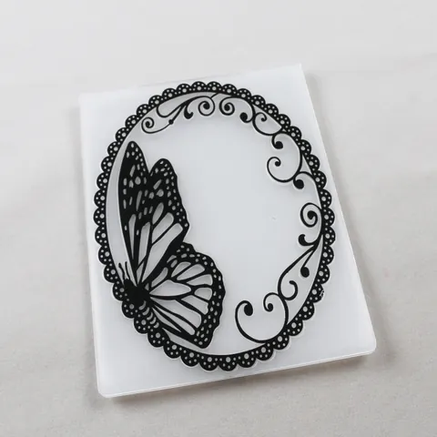 Plastic Embossing Folder Stencils For DIY Scrapbooking Greeting Card Making Painting Templates Butterfly Snowflake Heart Pattern