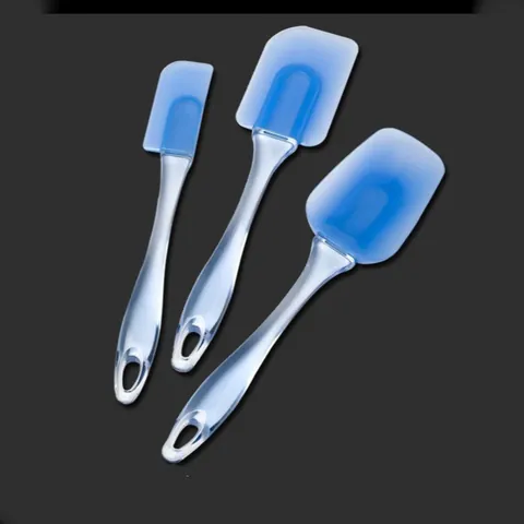 Espátula de Silicona Raspador Resistente al Calor Antiadherente para Crema de Mantequilla Repostería Utensilios de Cocina con Agujero