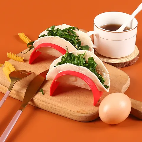 Plastic Taco Houder Standaard Kleurrijke Mexicaanse Tortilla Rek Stapelbaar Taco Shell Houder voor Keuken