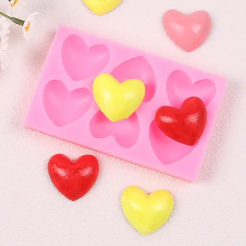 DIY Valentinstag Herz Silikonform Für Schokolade Süßigkeiten Fondant Kuchen Dekoration Romantische Herzform Backwerkzeug Silikonform