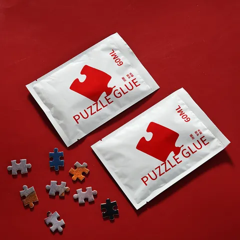 Transparentes PVA Puzzle Kleber Set Mit Spatel Für Puzzle Fixierung Und Glanzverbesserung Beutel Klarer Klebstoff