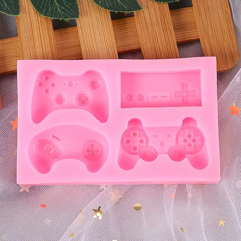 DIY Game Controller Silicone Mold Gamepad Keyboard Shapes Resin Craft Tools For Fondant Cake Decorating Candy Chocolate Molds