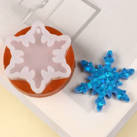 DIY Christmas Silicone Fondant Cake Mold Snowflake Reindeer Christmas Tree Shape Chocolate Gum Paste Baking Decorating Tools