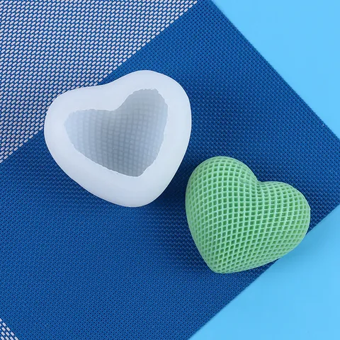 Valentine's Day Heart Silicone Mold Holding Hands Ring Angel Bear Rose Flower 3D Relief Mold For DIY Soap Scented Candle Fondant Chocolate Cake Decorating Silicone Mold