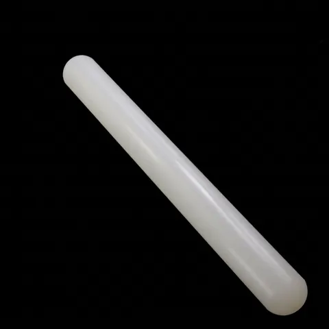 Rodillo de Cocina de Plástico Antiadherente Profesional Superficie Lisa Grande Herramienta de Horneado para Pastel de Fondant Masa Harina Rodillo Blanco Accesorio de Cocina